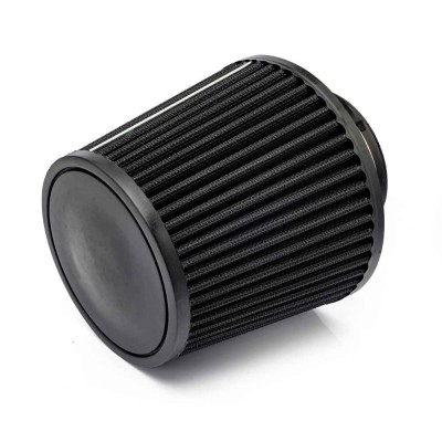 Universalus sportinis oro filtras 76 mm juodas